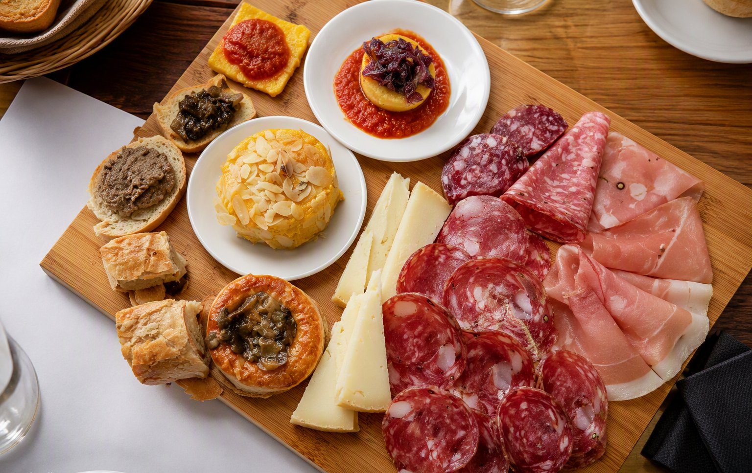 Antipastone della casa con salumi e pecorino